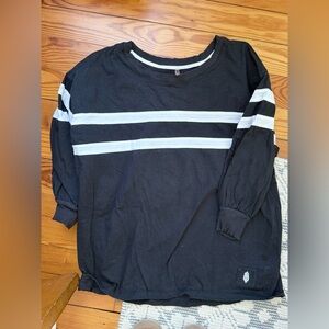 Free People Movement oversized black top